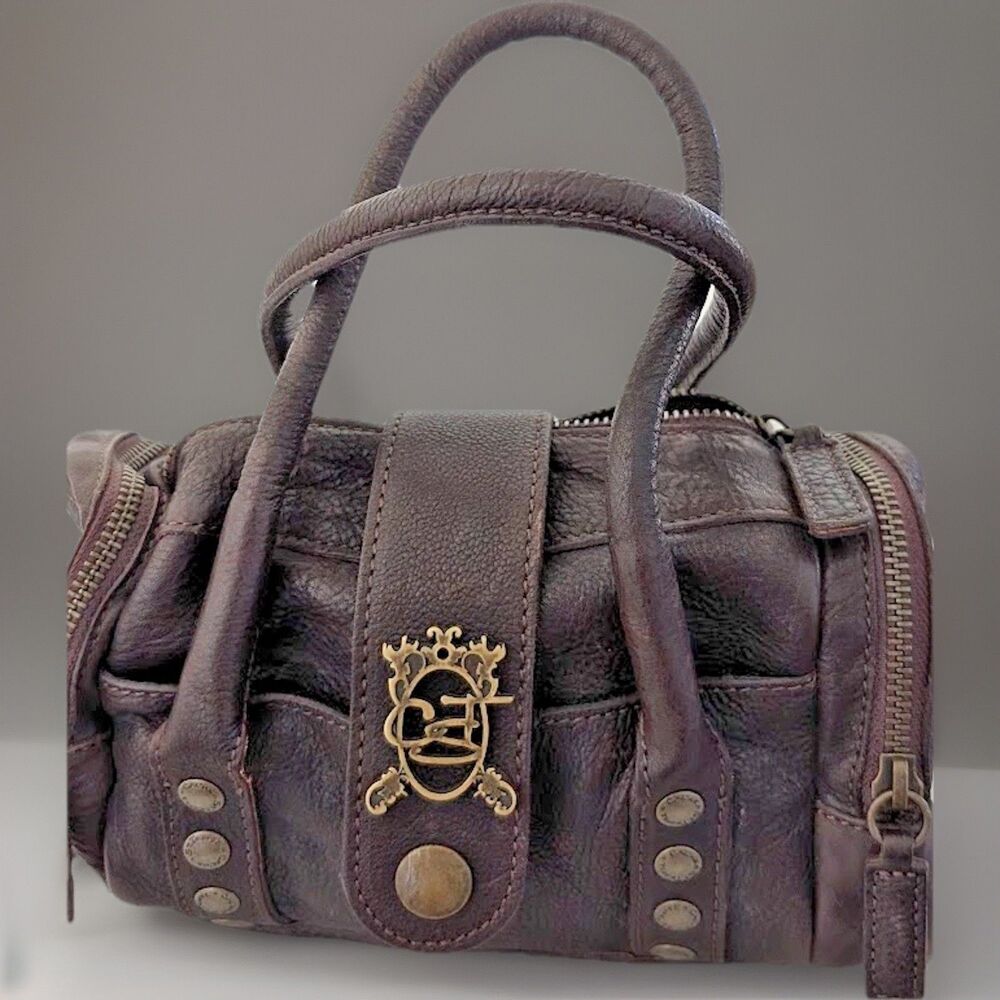 Cal’uka St. Tropez Collection Leather Mini Bag